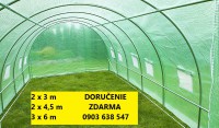 záhradný foliovník 3x6m